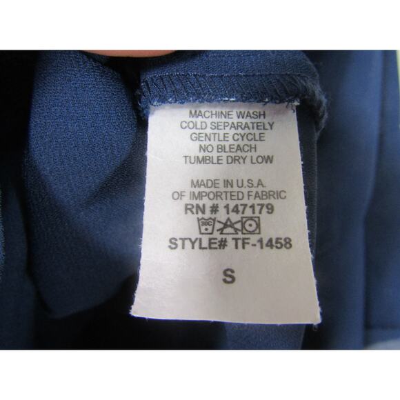 Abbeline Top Womens Medium Blue Whimsical Fairy Bell Sleeve Minimalist Neutral - Picture 5 of 8